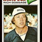CHICAGO WHITE SOX RICH GOSSAGE 1977 TOPPS BASEBALL CARD # 319 EM