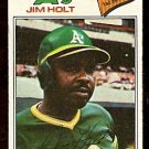 OAKLAND ATHLETICS JIM HOLT 1977 TOPPS BASEBALL CARD # 349 VG OAKLAND ATHLETICS JIM HOLT 1977 TOPPS BASEBALL CARD # 349 VG