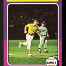 WORLD SERIES GAME 5 OAKLAND ATHLETICS JOE RUDI 1975 TOPPS MINI # 465 VG/EX WORLD SERIES GAME 5 OAKLAND ATHLETICS JOE RUDI 1975 TOPPS MINI # 465 VG/EX