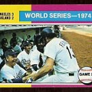 WORLD SERIES GAME 2 LOS ANGELES DODGERS DUGOUT 1975 TOPPS # 462 VG