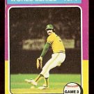 WORLD SERIES GAME 3 OAKLAND ATHLETICS ROLLIE FINGERS 1975 TOPPS BASEBALL CARD # 463 VG/EX