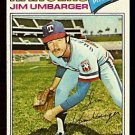 TEXAS RANGERS JIM UMBARGER 1977 TOPPS BASEBALL CARD # 378 G/VG