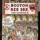 BOSTON RED SOX 1993 POCKET SCHEDULE