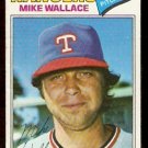 TEXAS RANGERS MIKE WALLACE 1977 TOPPS # 539 G+/VG