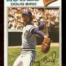 KANSAS CITY ROYALS DOUG BIRD 1977 TOPPS # 556 VG