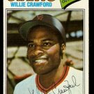 SAN FRANCISCO GIANTS WILLIE CRAWFORD 1977 TOPPS # 642 VG+