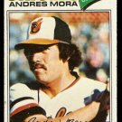 BALTIMORE ORIOLES ANDRES MORA 1977 TOPPS # 646 VG