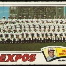 MONTREAL EXPOS TEAM CARD 1977 TOPPS # 647 good marked cl