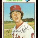 BOSTON RED SOX DOUG GRIFFIN 1977 TOPPS # 191 G/VG