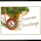 2001 BOSTON RED SOX 100th SEASON TEAM ISSUED LIMITED EDITION CHRISTMAS CARD