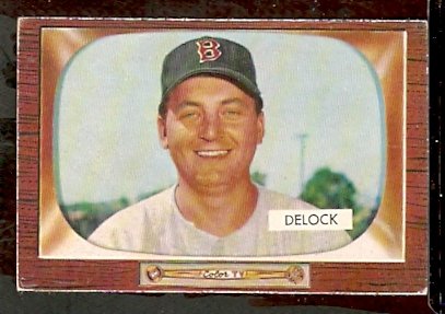 BOSTON RED SOX IKE DELOCK 1955 BOWMAN # 276