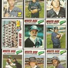 1977 Topps Chicago White Sox Team Lot 20 Rich Gossage Ralph Garr Bucky Dent Chet Lemon 1977 Topps Chicago White Sox Team Lot 20 Rich Gossage Ralph Garr Bucky Dent Chet Lemon