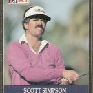 SCOTT SIMPSON 1990 PRO SET PGA TOUR CARD # 12