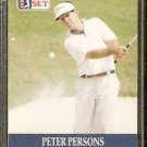 PETER PERSONS 1990 PRO SET PGA TOUR CARD # 18