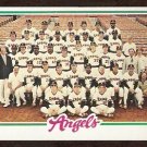 CALIFORNIA ANGELS TEAM CARD 1978 TOPPS # 214 EX marked cl