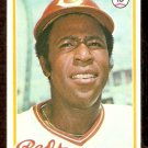 CINCINNATI REDS DAN DRIESSEN 1978 TOPPS # 246 VG+