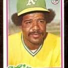 OAKLAND ATHLETICS TIM HOSLEY 1978 TOPPS # 261 EM