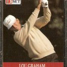 LOU GRAHAM RC ROOKIE CARD 1990 PRO SET PGA TOUR CARD # 100 LOU GRAHAM RC ROOKIE CARD 1990 PRO SET PGA TOUR CARD # 100