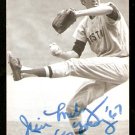BOSTON RED SOX JIM LONBORG AUTOGRAPH SIGNED TEAM ISSUE POSTCARD
