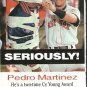BOSTON RED SOX 2000 POCKET SCHEDULE PEDRO MARTINEZ WE’RE TALKING SERIOUS BASEBALL HERE