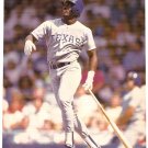 TEXAS RANGERS RUBIN SIERRA 1991 PINUP PHOTO