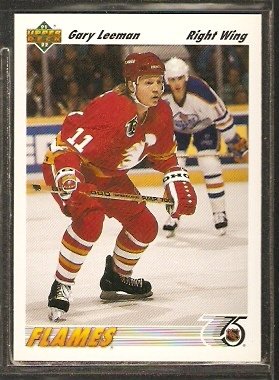 Calgary Flames Gary Leeman 1991 Upper Deck #528