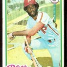 PHILADELPHIA PHILLIES GARY MADDOX 1978 TOPPS # 610 VG/EX