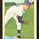 NEW YORK METS CRAIG SWAN 1978 TOPPS # 621 EX/EM