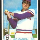 TEXAS RANGERS JIM MASON 1979 TOPPS # 67 EX/NM