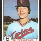 MINNESOTA TWINS PAUL THORMODSGARD 1979 TOPPS # 249 EX/EM