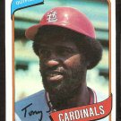 ST LOUIS CARDINALS TONY SCOTT 1980 TOPPS # 33 NR MT