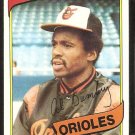 BALTIMORE ORIOLES AL BUMBRY 1980 TOPPS # 65 NR MT