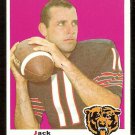 CHICAGO BEARS JACK CONCANNON 1969 TOPPS # 186