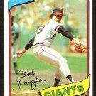 SAN FRANCISCO GIANTS BOB KNEPPER 1980 TOPPS # 111 NR MT