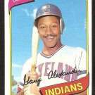 CLEVELAND INDIANS GARY ALEXANDER 1980 TOPPS # 141