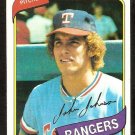 TEXAS RANGERS JOHN HENRY JOHNSON 1980 TOPPS # 173