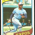 MONTREAL EXPOS WARREN CROMARTIE 1980 TOPPS # 180 NR MT