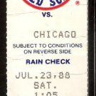CHICAGO WHITE SOX BOSTON RED SOX 1988 TICKET ELLIS BURKS WADE BOGGS