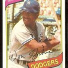 LOS ANGELES DODGERS VON JOSHUA 1980 TOPPS # 209 NM