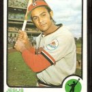HOUSTON ASTROS JESUS ALOU 1973 TOPPS # 93 EX/NM