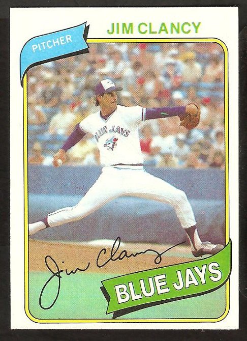 Toronto Blue Jays Jim Clancy 1980 Topps Baseball Card # 249 nr mt
