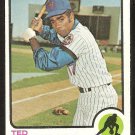 New York Mets Ted Martinez 1973 Topps Baseball Card # 161 nr mt New York Mets Ted Martinez 1973 Topps Baseball Card # 161 nr mt