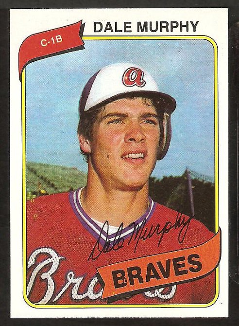 Atlanta Braves Dale Murphy 1980 Topps Baseball Card # 274 nr mt