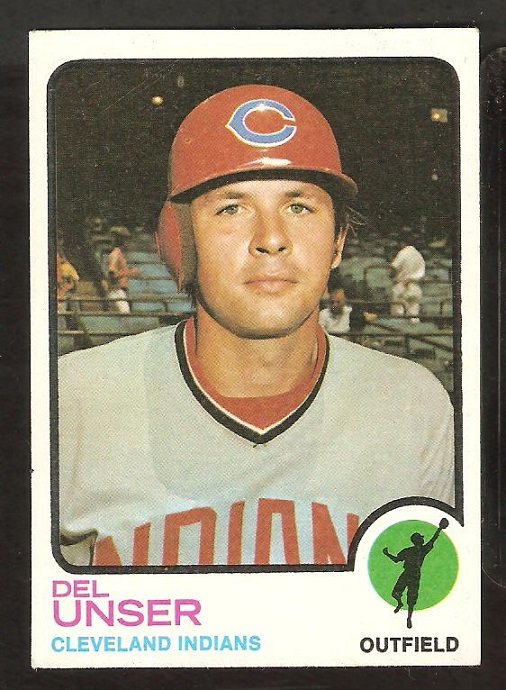 Cleveland Indians Del Unser 1973 Topps Baseball Card # 247