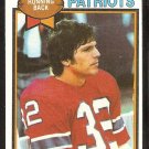 New England Patriots Andy Johnson 1979 Topps Football Card # 281 ex