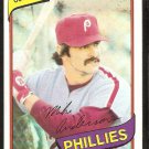 Philadelphia Phillies Mike Anderson 1980 Topps Baseball Card # 317 nr mt