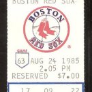 MINNESOTA TWINS BOSTON RED SOX 1985 TICKET KIRBY PUCKETT WADE BOGGS 2 COMPLETE GAMES NO RBI MINNESOTA TWINS BOSTON RED SOX 1985 TICKET KIRBY PUCKETT WADE BOGGS 2 COMPLETE GAMES NO RBI
