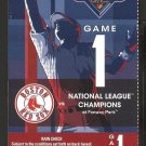 Boston Red Sox 2009 World Series Ticket new unused Boston Red Sox 2009 World Series Ticket new unused