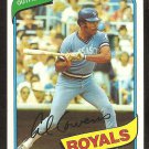 Kansas City Royals Al Cowans 1980 Topps Baseball Card # 330 nr mt