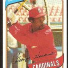 St Louis Cardinals George Hendrick 1980 Topps Baseball Card # 350 nr mt